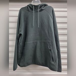 FLX Gray Textured Hoodie